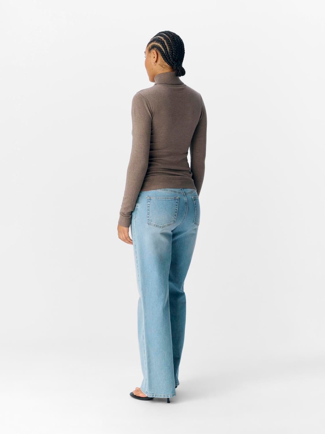 OBJTHESS Pullover - Morel - VERO MODA & VILA Bergvik